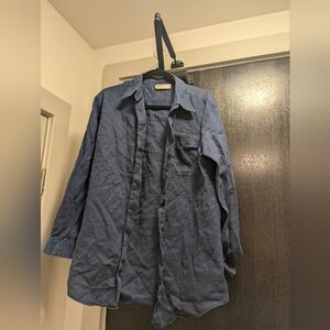 Studio Works Women's Navy Shirt Jacket